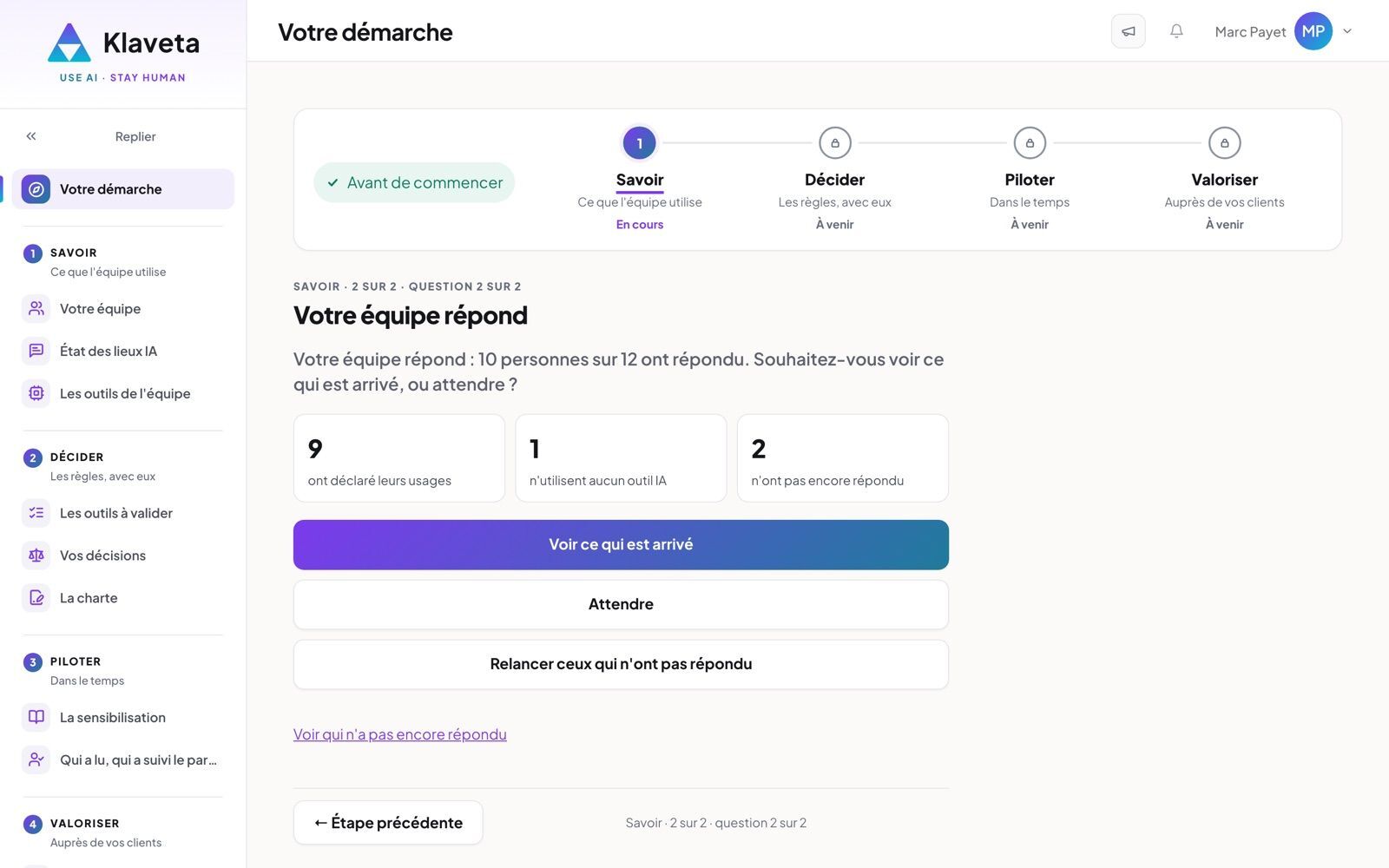 Suivre les réponses