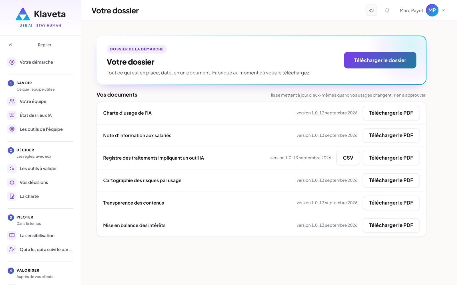 Votre dossier